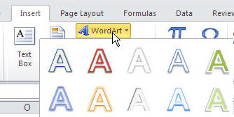 WordArt Excel