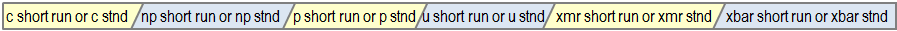 short run template tabs