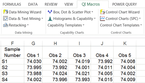 spc add-in excel