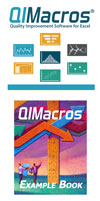 QI Macros Single User License Download & Free Example eBook