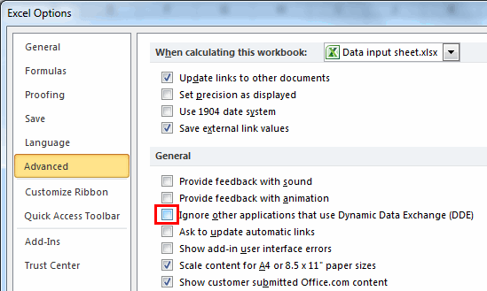 Excel not opening file when double clicking